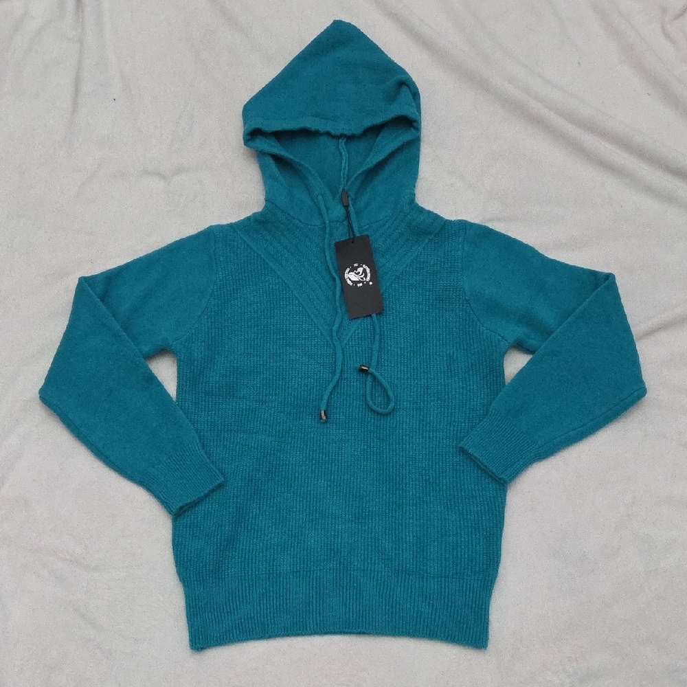 S.Christina Collection 100% Cashmere Hoodie Size S/M
